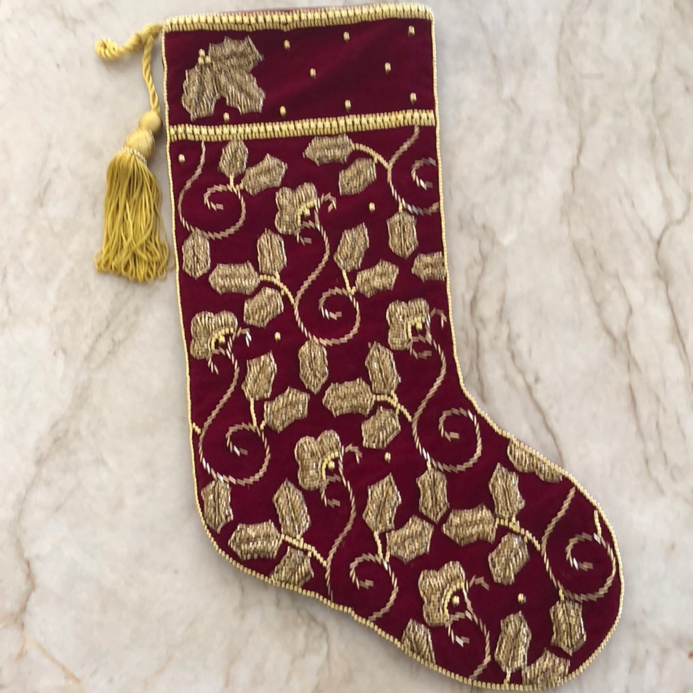 Velvet Christmas Stockings